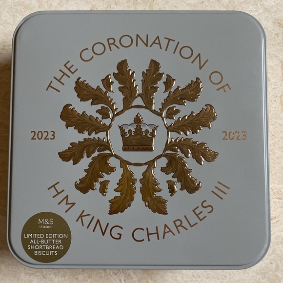Special Edition English Empty Tin Celebrating Coronation of HM King Charles III - Picture 11 of 12